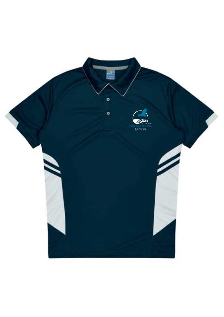 Pauatahanui School Polo Navy/White